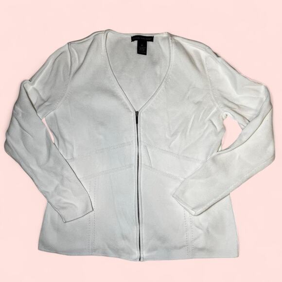 White zip up sweater elena solano - Picture 4 of 4